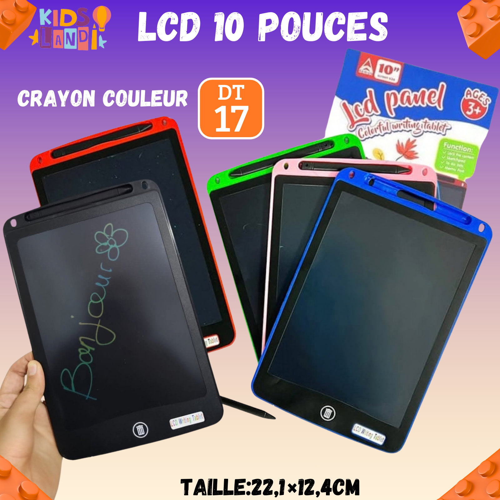 LCD 10 Pouces