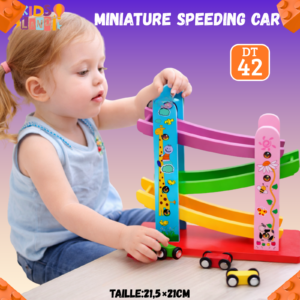 Miniature speeding car